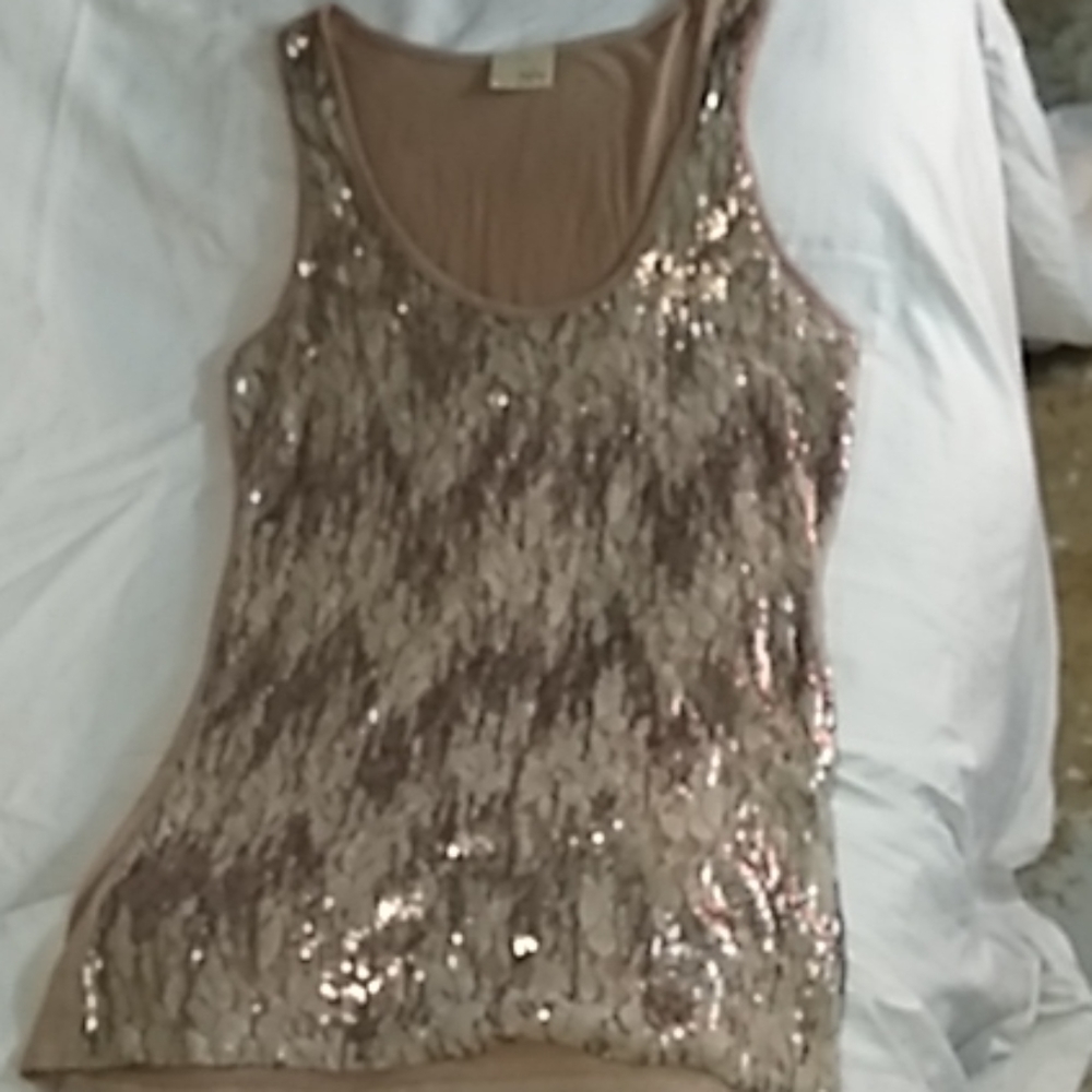 Daytrip sequin tank top size M